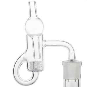 14mm Male Diamond Knot Loop Recycler Quartz Banger | Free NZ Shipping