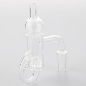 Diamond Knot Loop Recycler Quartz Banger