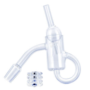 Diamond Knot Loop Recycler Quartz Banger | Dab Nails For Sale
