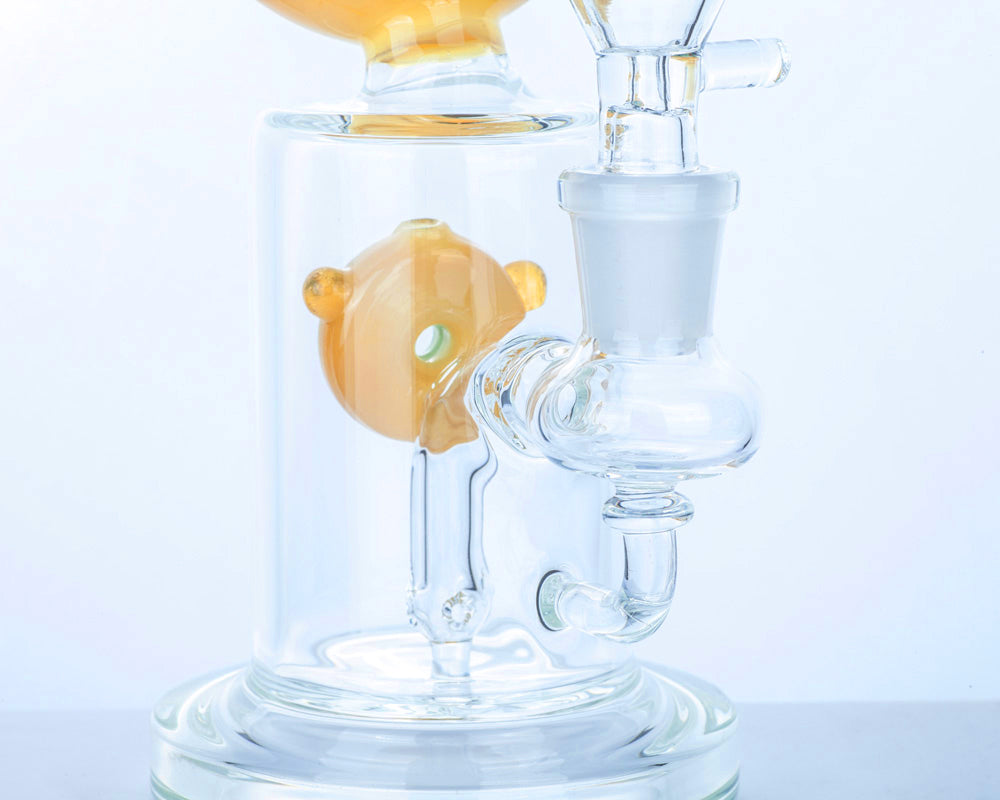 6.5" Donut Glass Dab Rig/Bongs For Sale | 420 Gifts | Free NZ Shipping