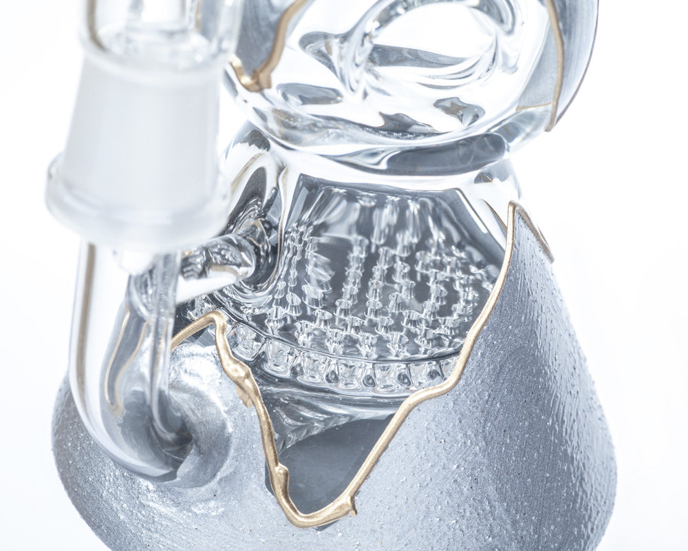 7.5" Donut Honeycomb Perc Dab Rig | Glass Wax Rigs For Sale | Free NZ Shipping