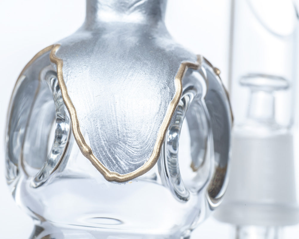 7.5" Donut Honeycomb Perc Dab Rig | Glass Wax Rigs For Sale | Free NZ Shipping