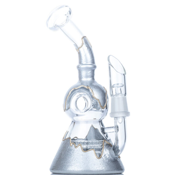 7.5" Donut Honeycomb Perc Dab Rig | Glass Wax Rigs For Sale | Free NZ Shipping