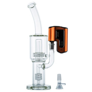 Double Matrix Perc Bong w/ Lookah Q7 Electric Dab Nail Set For Sale