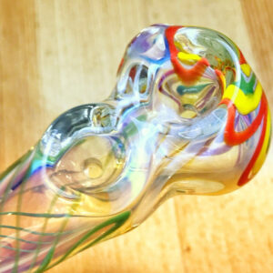 Double Bowls Glass Spoon Pipe | Weed Bowls For Sale | Free NZ Shipping