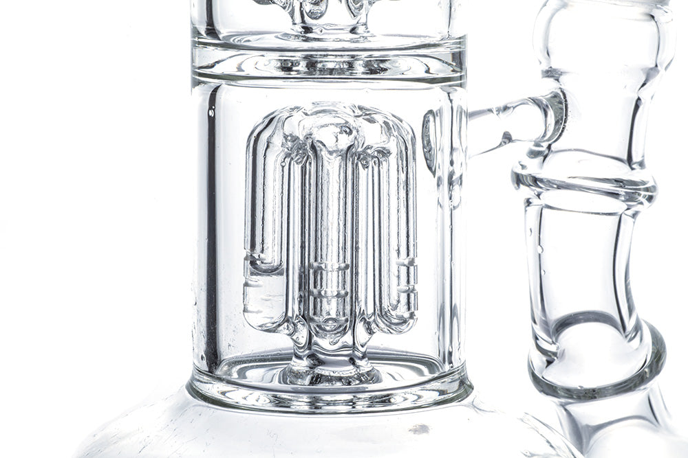 Double Tree Perc Diffuser Bong | Glass Bongs For Sale | Free NZ Shipping