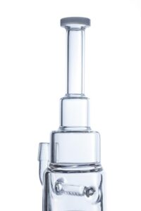 Downstem Inline Diffuser Pyramid Bong w/Lookah Q7 Electric Dab Nail-PB