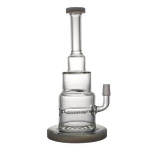 Downstem Inline Diffuser Pyramid Bong w/Lookah Q7 Electric Dab Nail-PB