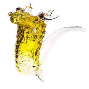 Dragon Theme Sherlock Glass Pipe | Weed Bowls For Sale | Free NZ Shipping