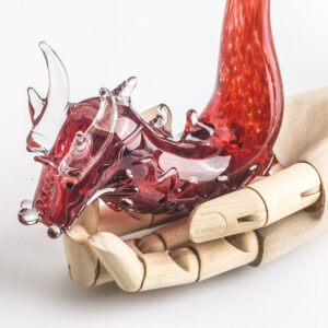 Dragon Theme Sherlock Glass Pipe | Weed Bowls For Sale | Free NZ Shipping