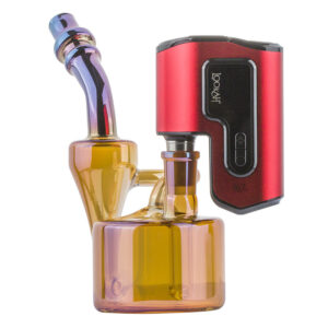 Dual Chamber Recycler Dab Rig w/ Lookah Q7 Electric Dab Nail Set | PB