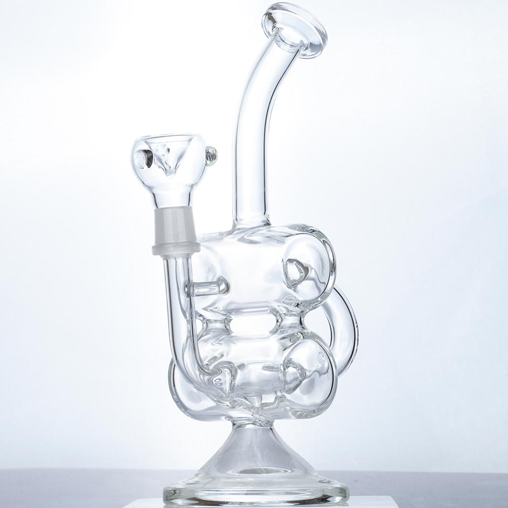 Dual_Chamber_Dab_Rig_-_Wax_Rigs_For_Sale_-_Puffing_Bird_4_bd8a7189-eac6-43c3-b310-056f20114b2f Clear Glass Dual Chamber Dab Rig | Wax Rigs For Sale | Free NZ Shipping