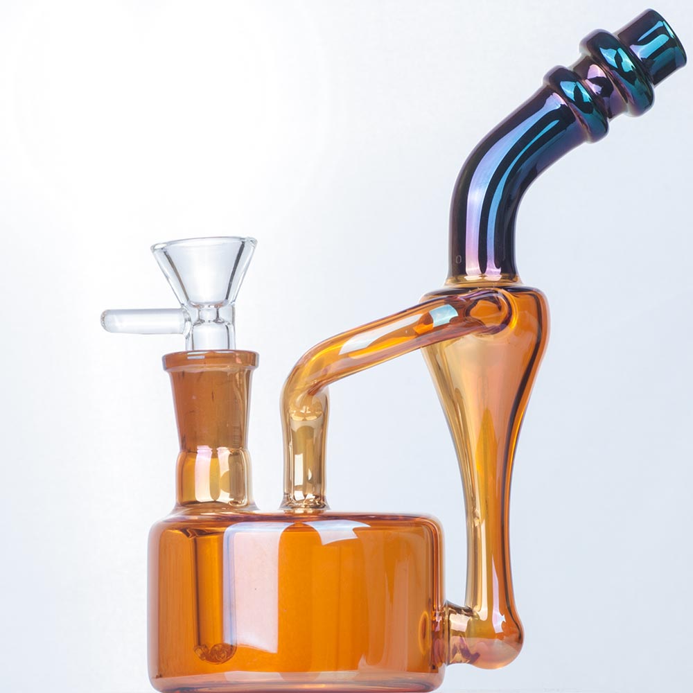 6" Dual Chamber Recycler Dab Rig | Wax Rigs For Sale | Free NZ Shipping