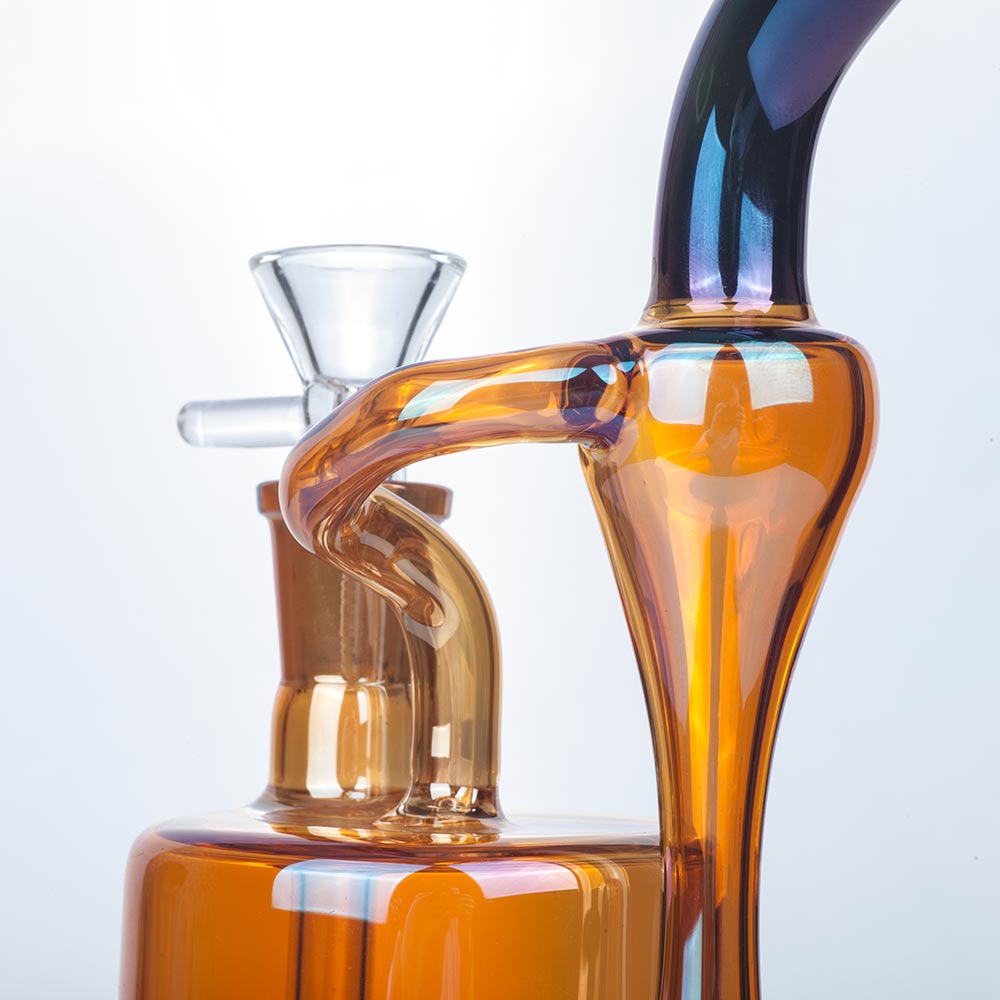 6" Dual Chamber Recycler Dab Rig | Wax Rigs For Sale | Free NZ Shipping