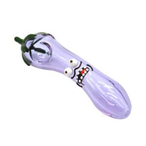 Eggplant Novelty Glass Pipe For Sale | Free NZ Shipping | Headshop Online