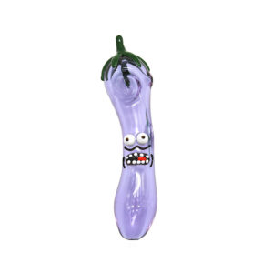 Eggplant Novelty Glass Pipe For Sale | Free NZ Shipping | Headshop Online