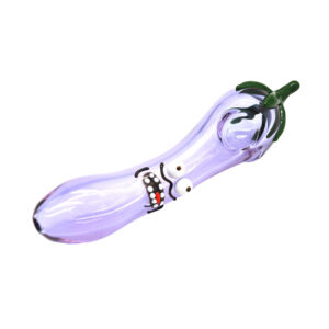 Eggplant Novelty Glass Pipe For Sale | Free NZ Shipping | Headshop Online