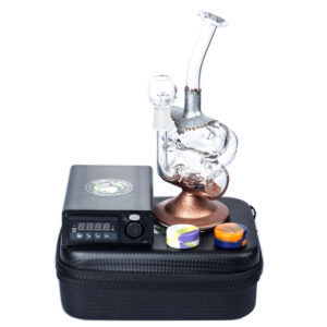 Quartz Enail Dab Kit Dual Perc Dab Rig Bundle - Desktop Enail Kits For Sale - Puffing Bird - Online Headshop