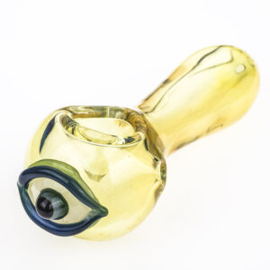 Eye Pattern Glass Spoon Pipe For Sale  Best Smoke Shop Free NZ Shipping