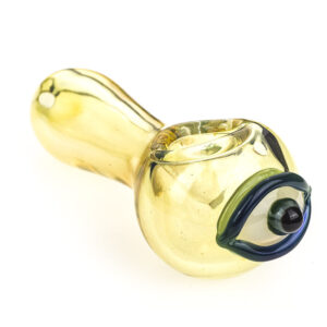 Eye Pattern Glass Spoon Pipe For Sale  Best Smoke Shop Free NZ Shipping
