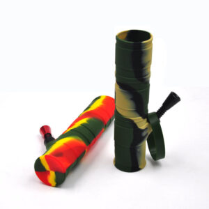 7.8“ Foldable Silicone Camouflage Bong