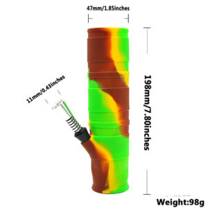 Foldable Camouflage Silicone Bong | Bongs For Sale | Free NZ Shipping