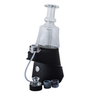 Color Changing Pipe Herb Grinder w/ Soc Peak Wax Dab Vaporizer Set Sale