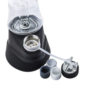 Color Changing Pipe Herb Grinder w/ Soc Peak Wax Dab Vaporizer Set Sale