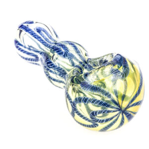 Fumed Glass Spoon Pipe Maria Rings  Best Smoke Shop  Free NZ Shipping