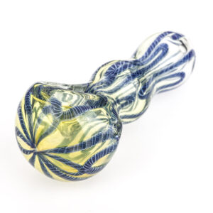 Fumed Glass Spoon Pipe Maria Rings  Best Smoke Shop  Free NZ Shipping