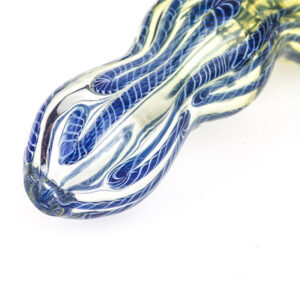 Fumed Glass Spoon Pipe Maria Rings  Best Smoke Shop  Free NZ Shipping