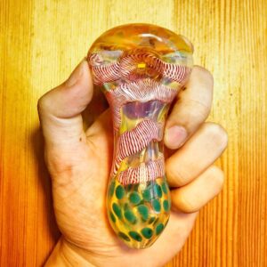 Fumed Frit Milli Glass Pipe | Weed Pipes/Bowls For Sale |Free NZ Shipping
