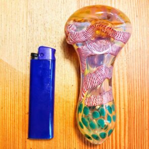 Fumed Frit Milli Glass Pipe | Weed Pipes/Bowls For Sale |Free NZ Shipping