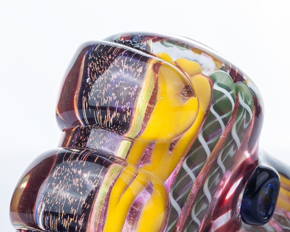 Fumed Glass Hammer Bubbler | Spoon Weed Pipes For Sale | Free NZ Shipping