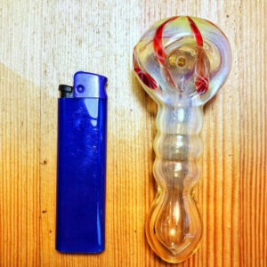 Fumed Glass Milli Spoon Pipe | Weed Pipes For Sale | Free NZ Shipping