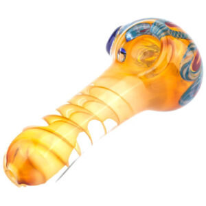 Fumed Milli Scheme Inside-out Glass Spoon Pipe For Sale| Free NZ Shipping