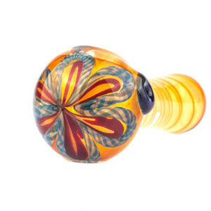 Fumed Milli Scheme Inside-out Glass Spoon Pipe For Sale| Free NZ Shipping