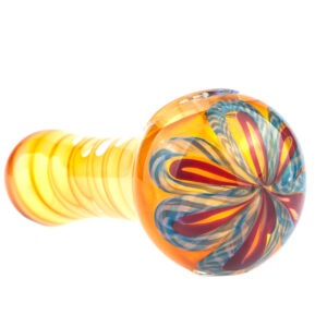 Fumed Milli Scheme Inside-out Glass Spoon Pipe For Sale| Free NZ Shipping