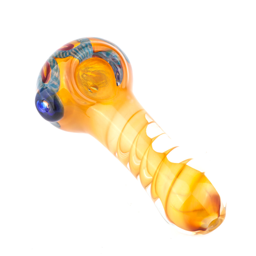 Fumed Milli Scheme Inside-out Glass Spoon Pipe For Sale| Free NZ Shipping