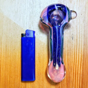 Fumed Purple Galaxy Glass Spoon Pipe | Weed Bowls | Free NZ Shipping
