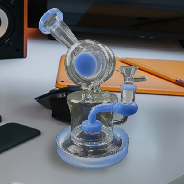 8″ Showerhead Perc Double Chamber Dab Rig