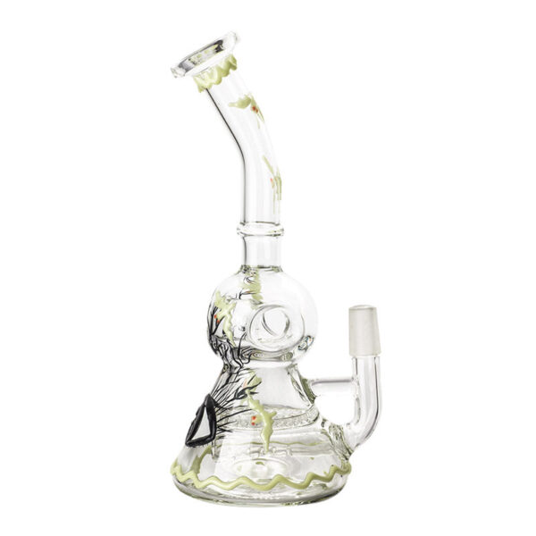 8" Honeycomb Beaker Bong Eye Pattern | Bongs For Sale | Free NZ Shipping