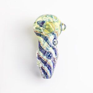 Twisted Glass Pipe with Marbles | Weed Bowls For Sale | Free NZ Shipping
