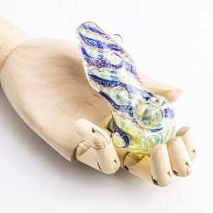 Twisted Glass Pipe with Marbles | Weed Bowls For Sale | Free NZ Shipping