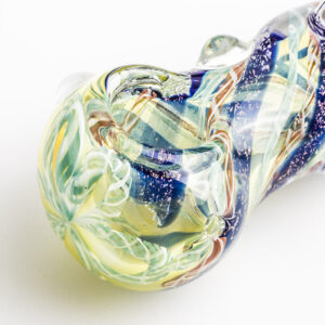 Twisted Glass Pipe with Marbles | Weed Bowls For Sale | Free NZ Shipping