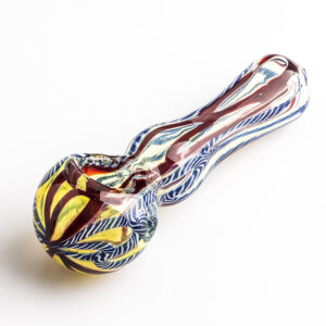 Fumed Glass Pipe w/ Maria Ring | Weed Bowls For Sale | Free NZ Shipping