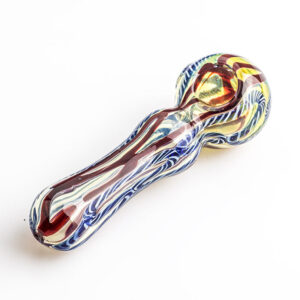 Fumed Glass Pipe w/ Maria Ring | Weed Bowls For Sale | Free NZ Shipping