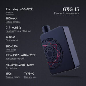GXG I5 Vaporizer Kit 1800mAh For Dry Herbs For Sale | Free NZ Shipping