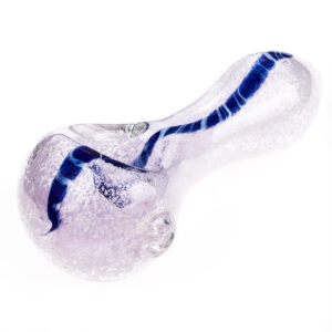 Girly Fumed Glass Spoon Pipe  Portable Pipes For Sale  Free NZ Shipping