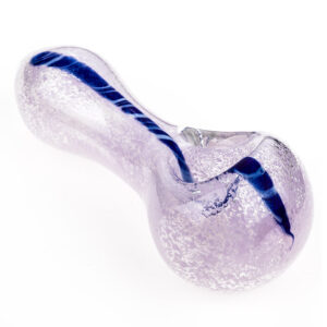 Girly Fumed Glass Spoon Pipe  Portable Pipes For Sale  Free NZ Shipping